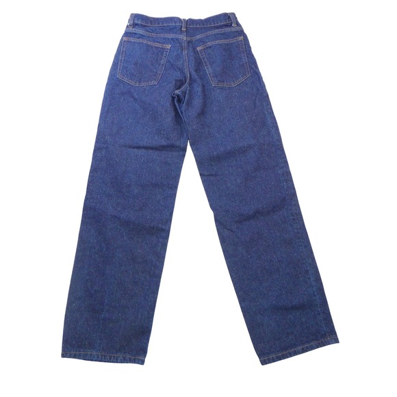 Zara Womens High Rise Straight Leg Jeans Dark Indigo Blue Size 6 MEX 28 - Picture 3 of 6